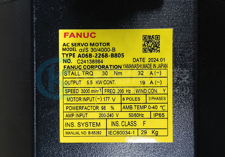 FANUC發那科機械手伺服電機A06B-2268-B805 FANUC發那科機械手伺服電機A06B-2268-B805